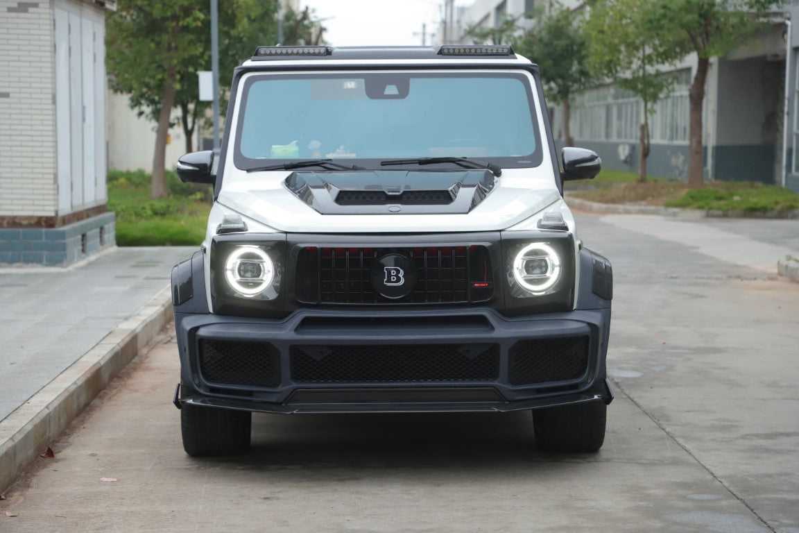 Mercedes Benz G-Class G63 AMG G550 W463A W464 2019 2020 2021 2022 2023 2024 with Aftermarket Parts - BRBS B900 Style Indicator Turn Signal Surround Bezel Trim Dry Pre-preg Carbon Fiber from DuPont Tech