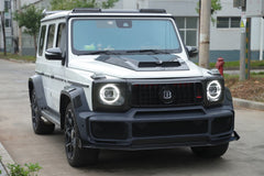 Mercedes Benz G-Class G63 AMG G550 W463A W464 2019 2020 2021 2022 2023 2024 with Aftermarket Parts - BRBS B900 Style Indicator Turn Signal Surround Bezel Trim Dry Pre-preg Carbon Fiber from DuPont Tech