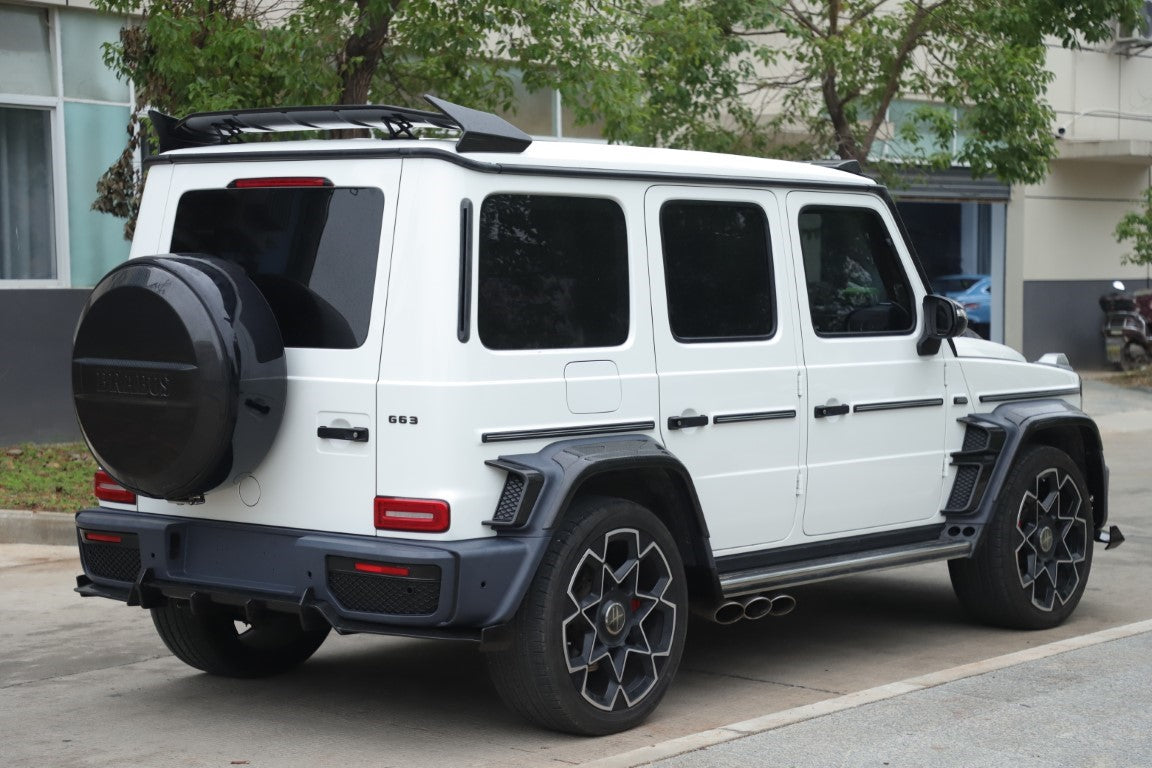 Mercedes Benz G-Class G63 AMG G550 W463A W464 2019 2020 2021 2022 2023 2024 with Aftermarket Parts - BRBS B900 Style Rear Wing Dry Pre-preg Carbon Fiber from DuPont Tech