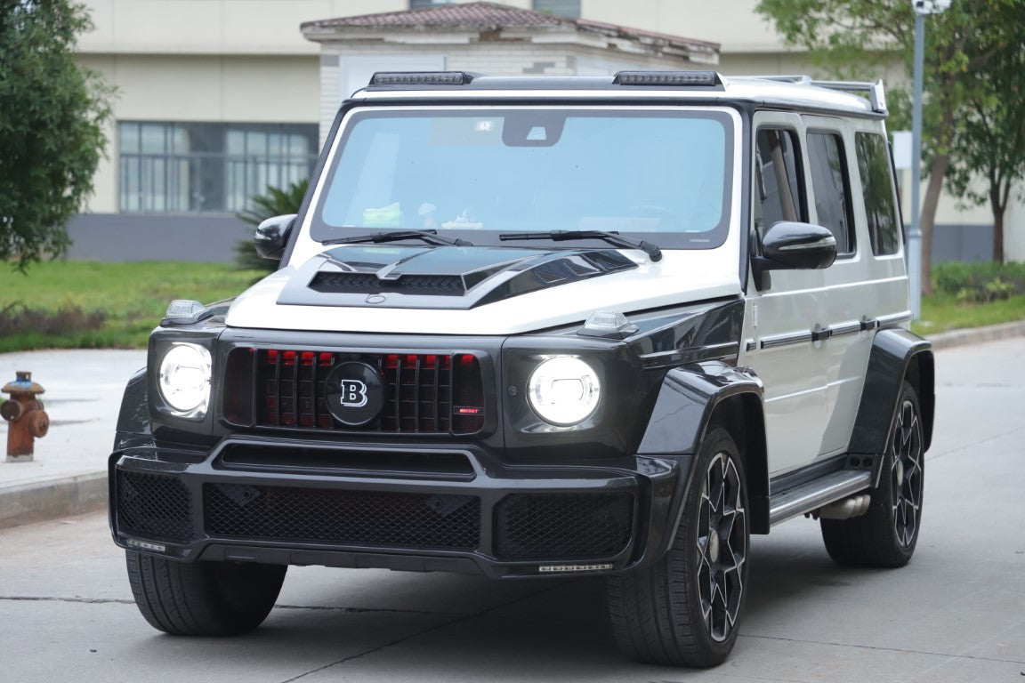 Mercedes Benz G-Class G63 AMG G550 W463A W464 2019 2020 2021 2022 2023 2024 with Aftermarket Parts - BRBS B800 Style Front Bumper Dry Pre-preg Carbon Fiber from DuPont Tech
