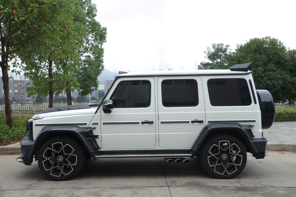 Mercedes Benz G-Class G63 AMG G550 W463A W464 2019 2020 2021 2022 2023 2024 with Aftermarket Parts - BRBS B900 Style Wheel Arches Dry Pre-preg Carbon Fiber from DuPont Tech