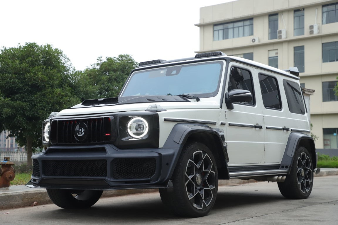 Mercedes Benz G-Class G63 AMG G550 W463A W464 2019 2020 2021 2022 2023 2024 with Aftermarket Parts - BRBS B900 Style Wheel Arches Dry Pre-preg Carbon Fiber from DuPont Tech
