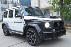 Mercedes Benz G-Class G63 AMG G550 W463A W464 2019 2020 2021 2022 2023 2024 with Aftermarket Parts - BRBS B900 Style Wheel Arches Dry Pre-preg Carbon Fiber from DuPont Tech