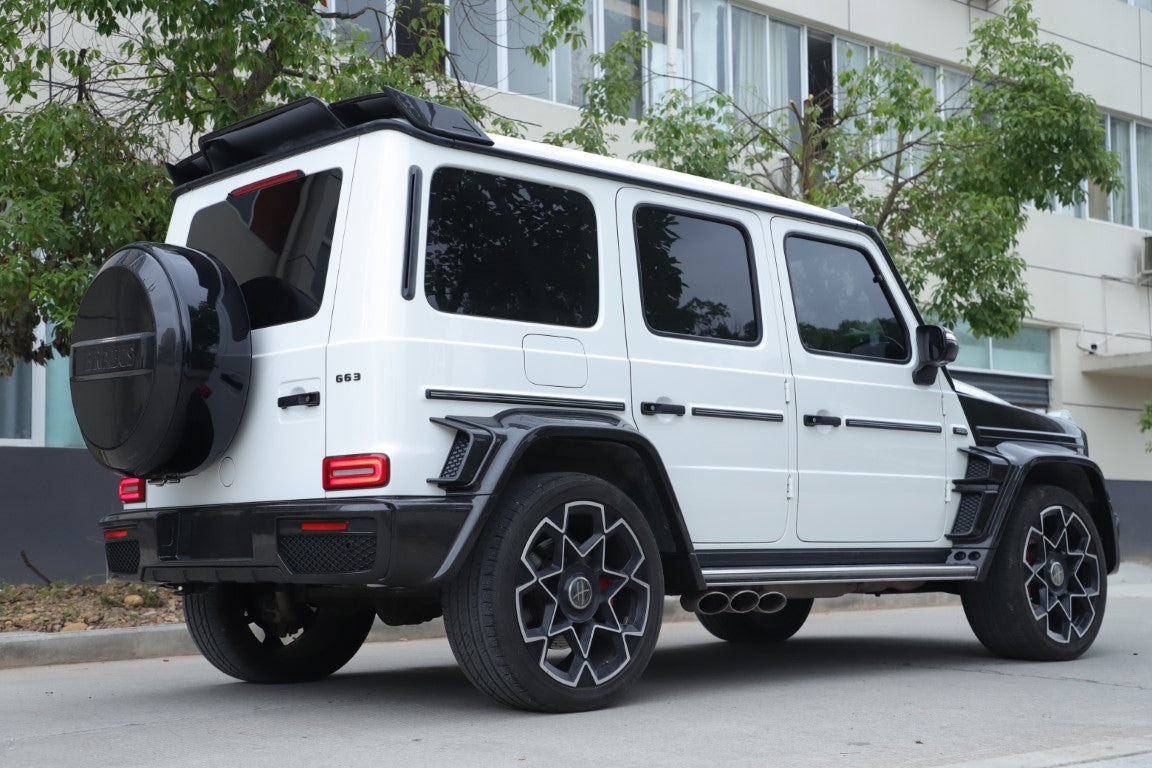 Mercedes Benz G-Class G63 AMG G550 W463A W464 2019 2020 2021 2022 2023 2024 with Aftermarket Parts - BRBS B800 Style Rear Bumper Dry Pre-preg Carbon Fiber from DuPont Tech