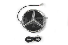 DuPont Tech V2 Silver Chrome Mercedes Benz Light Up Emblem Illuminated Star for B-Class B200 W245 2005–2011 LED RGB