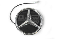 Mercedes Benz A-Class A250 A45 AMG W176 2011 2012 2013 2014 2015 2016 2017 2018 with Aftermarket Parts - V2 Silver Chrome Mercedes Benz Light Up Emblem Illuminated Star Light ABS from DuPont Tech