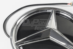 Mercedes Benz GLK-Class GLK350 GLK250 X204 Facelift 2013 2014 2015 with Aftermarket Parts - V2 Silver Chrome Mercedes Benz Light Up Emblem Illuminated Star Light ABS from DuPont Tech