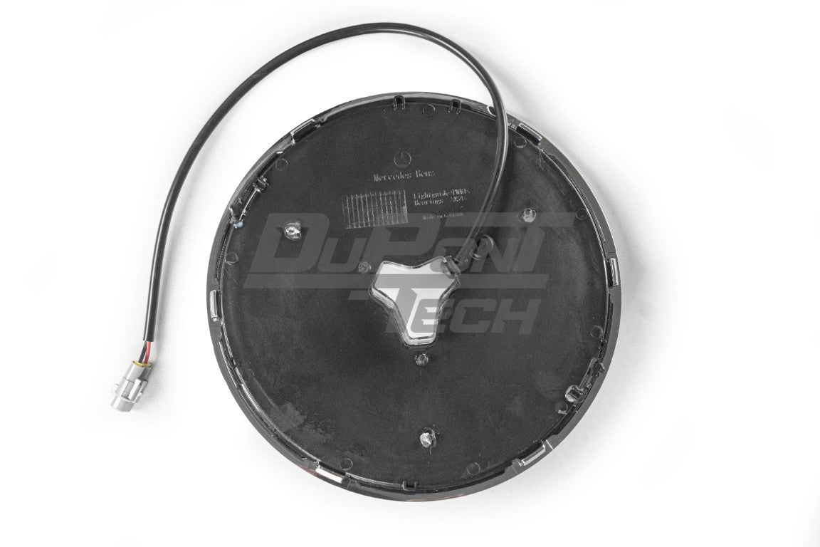 DuPont Tech V2 Silver Chrome Mercedes Benz Light Up Emblem Illuminated Star for B-Class B200 W245 2005–2011 LED RGB