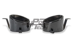  Porsche 911 991.2 Carrera 2017 2018 2019 with Aftermarket Parts - GT2RS Conversion Style Exhaust &amp; Tips Stainless Steel from DuPont Tech 