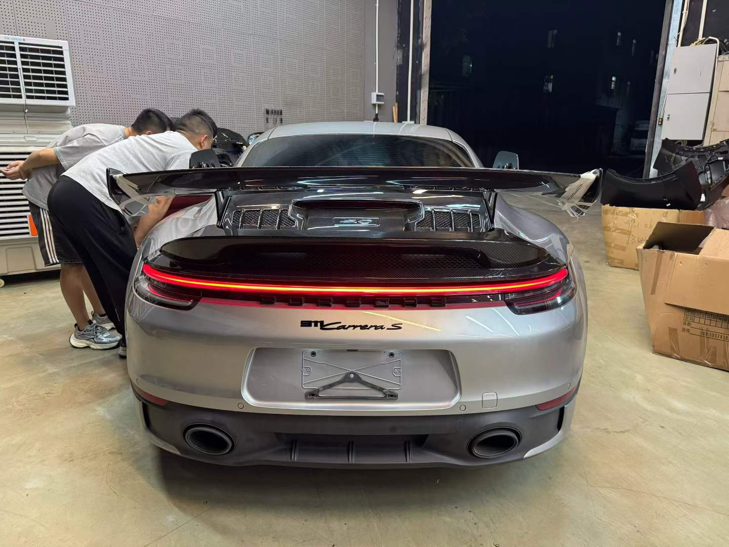 Porsche 911 992.1 Carerra Base/S/T/4/4S/4S/GTS/Turbo/Turbo S 2020 2021 2022 2023 2024 &amp; 911 992.2 Carerra Base/S/T/4/4S/GTS/Turbo/Turbo S 2025-ON with Aftermarket Parts - GT3 V1 Style Rear Wing Dry Pre-preg Carbon Fiber from DuPont Tech