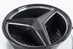 Mercedes Benz E-Class E53 AMG E450 A238 C238 Pre-Facelift 2018 2019 2020 with Aftermarket Parts - V1 Blacked Out Mercedes Benz Light Up Emblem Illuminated Star Light ABS from DuPont Tech