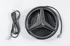 Mercedes Benz E-Class E53 AMG E450 A238 C238 Pre-Facelift 2018 2019 2020 with Aftermarket Parts - V1 Blacked Out Mercedes Benz Light Up Emblem Illuminated Star Light ABS from DuPont Tech