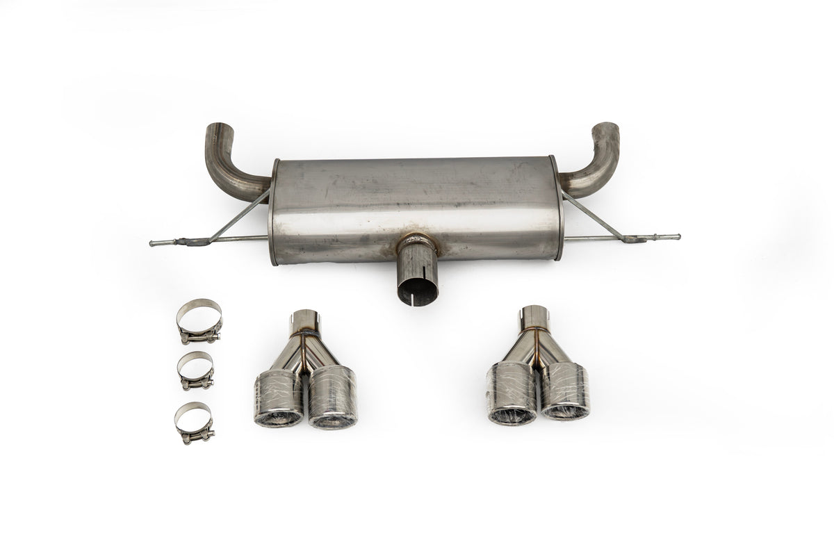 BMW X5 xDrive50i eDrive F15 (Both Fits Pre-LCI & LCI) 2014 2015 2016 2017 2018 with Aftermarket Parts - X5M Conversion Upgrade Style Exhaust Tips Stainless Steel from DuPont Tech