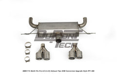 BMW X5 xDrive50i eDrive F15 (Both Fits Pre-LCI & LCI) 2014 2015 2016 2017 2018 with Aftermarket Parts - X5M Conversion Upgrade Style Exhaust Tips Stainless Steel from DuPont Tech