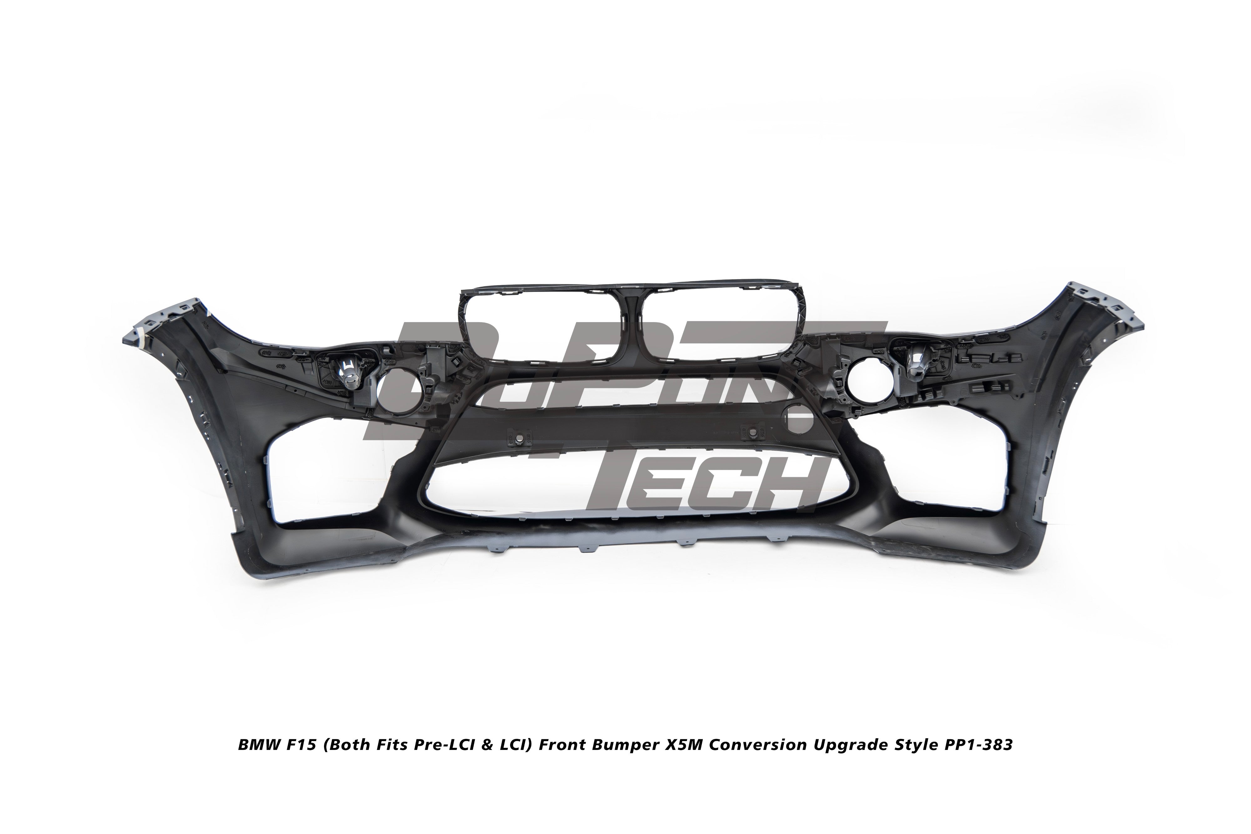 BMW X5 xDrive50i eDrive F15 (Both Fits Pre-LCI &  LCI) 2014 2015 2016 2017 2018 with Aftermarket Parts - X5M Conversion Upgrade Style Front Bumper PP Polypropylene from DuPont Tech