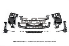 BMW X5 xDrive50i eDrive F15 (Both Fits Pre-LCI & LCI) 2014 2015 2016 2017 2018 with Aftermarket Parts - X5M Conversion Upgrade Style Rear Bumper PP Polypropylene from DuPont Tech