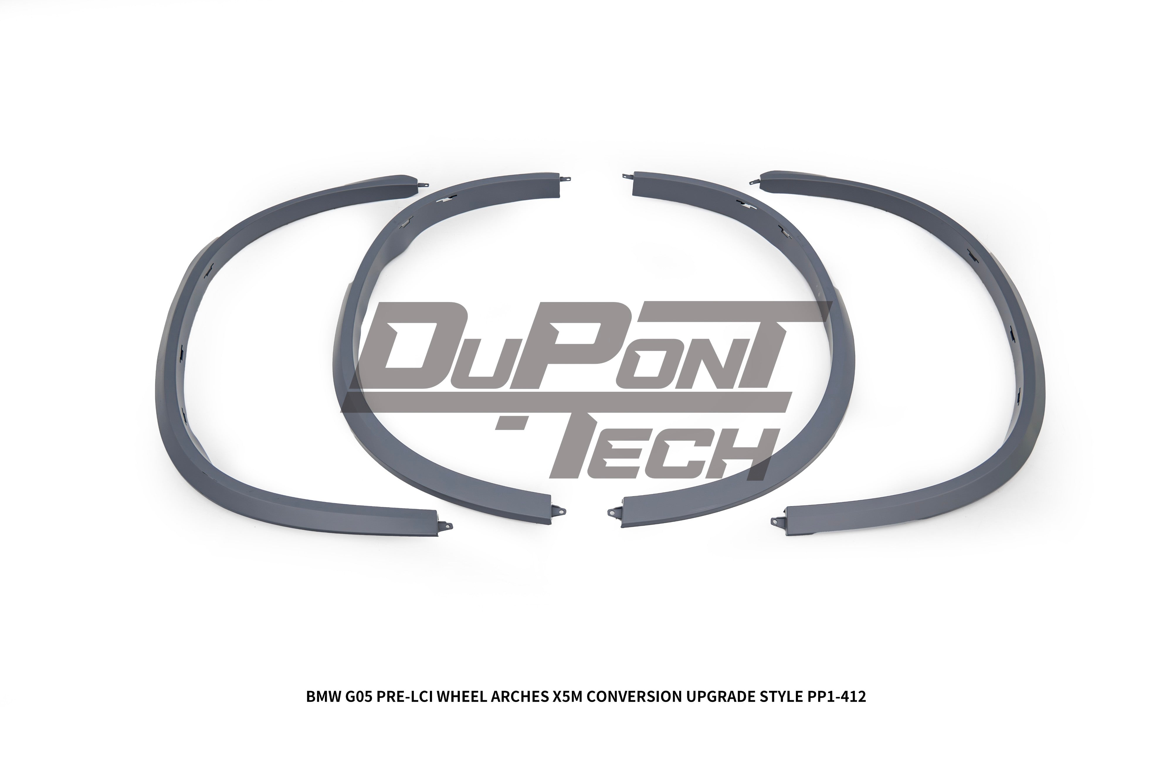 BMW X5 G05 M50i x/s Drive 40i Pre-LCI 2019 2020 2021 2022 2023 with Aftermarket Parts - X5M Conversion Upgrade Style Wheel Arches PP Polypropylene from DuPont Tech