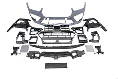 BMW X6 M60i xDrive40i G06 LCI 2024-ON with Aftermarket Parts - X6M Conversion Upgrade Style Front Bumper PP Polypropylene from DuPont Tech