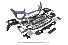 BMW X6 M60i xDrive40i G06 LCI 2024-ON with Aftermarket Parts - X6M Conversion Upgrade Style Front Bumper PP Polypropylene from DuPont Tech