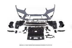 BMW X6 M60i xDrive40i G06 LCI 2024-ON with Aftermarket Parts - X6M Conversion Upgrade Style Front Bumper PP Polypropylene from DuPont Tech