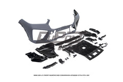 BMW X6 M60i xDrive40i G06 LCI 2024-ON with Aftermarket Parts - X6M Conversion Upgrade Style Front Bumper PP Polypropylene from DuPont Tech
