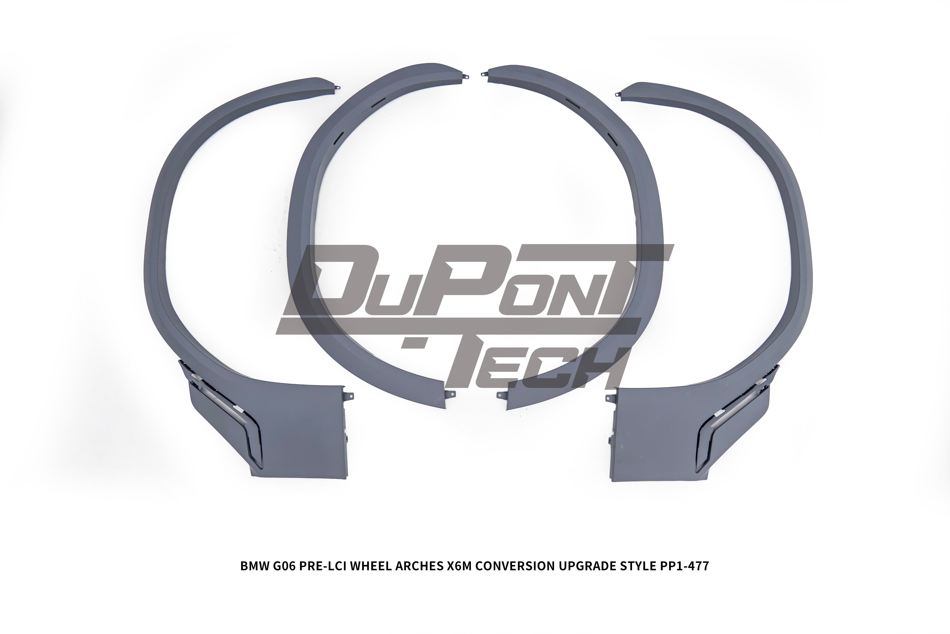 BMW X6 M50i x/s Drive40i G06 Pre-LCI 2020 2021 2022 2023 with Aftermarket Parts - X6M Conversion Upgrade Style Wheel Arches PP Polypropylene from DuPont Tech