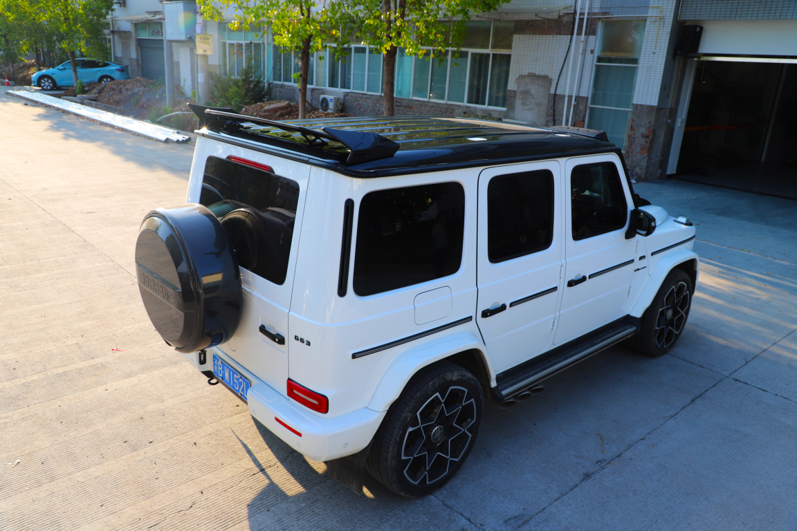Mercedes Benz G-Class G63 AMG G550 W463A W464 2019 2020 2021 2022 2023 2024 with Aftermarket Parts - BRBS B900 Style Rear Wing Dry Pre-preg Carbon Fiber from DuPont Tech