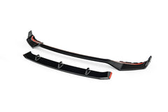 BMW X5 M50i s/x Drive 40i (With M-Package Bumper, does not fit base model) G05 Pre-LCI 2019 2020 2021 2022 2023 with Aftermarket Parts - Black Warrior Style Front Lip ABS from DuPont Tech