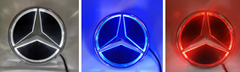 DuPont Tech V2 Silver Chrome Mercedes Benz Light Up Emblem Illuminated Star for CLS-Class CLS63S CLS63 AMG CLS550 CLS400 C218 X218 2012-2016 LED RGB