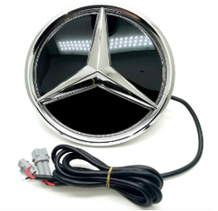 Mercedes Benz CLS-Class CLS63S CLS63 AMG CLS550 CLS400 C218 X218 2012 2013 2014 2015 2016 with Aftermarket Parts - V2 Silver Chrome Mercedes Benz Light Up Emblem Illuminated Star Light ABS from DuPont Tech
