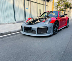 Porsche 991.1 Carrera Base/S/T/4/4S/Targa 4/ Targa 4S/GTS/GT3/GT3RS/Turbo/Turbo S/GT3/GT3RS 2012 2013 2014 2015 2016 & 991.2 Carrera Base/S/T/4/4S/Targa 4/ Targa 4S/GTS/GT3/GT3RS/Turbo/Turbo S 2017 2018 2019 with Aftermarket Parts - Front Fenders Dry Pre-preg Carbon Fiber from Dupont Tech