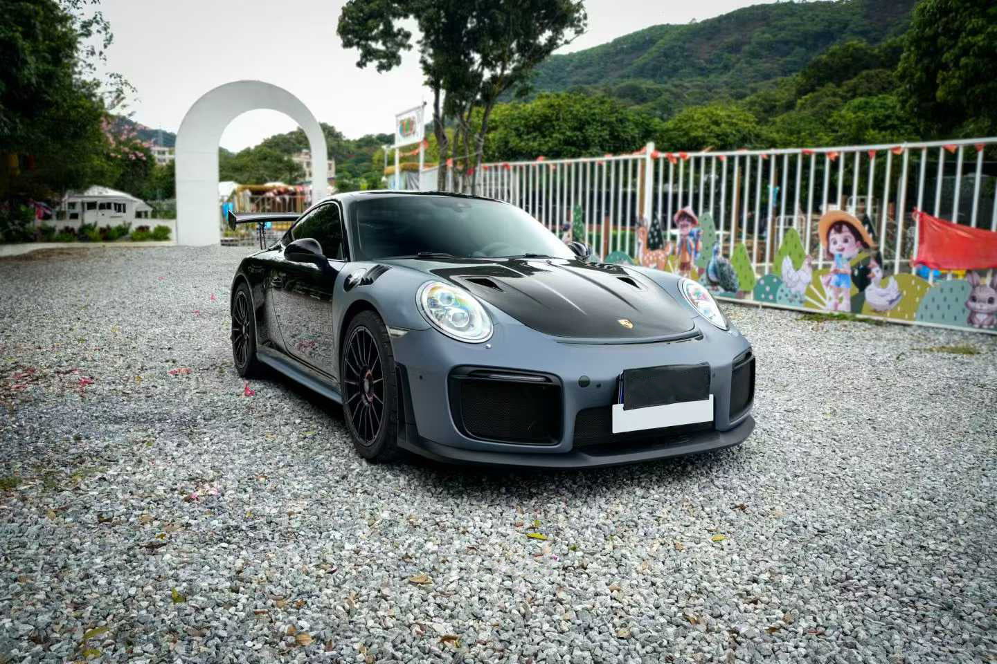 Porsche 991.1 Carrera Base/S/T/4/4S/Targa 4/ Targa 4S/GTS/GT3/GT3RS/Turbo/Turbo S/GT3/GT3RS 2012 2013 2014 2015 2016 & 991.2 Carrera Base/S/T/4/4S/Targa 4/ Targa 4S/GTS/GT3/GT3RS/Turbo/Turbo S 2017 2018 2019 with Aftermarket Parts - Front Fenders Dry Pre-preg Carbon Fiber from Dupont Tech