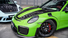Porsche 991.1 Carrera Base/S/T/4/4S/Targa 4/ Targa 4S/GTS/Turbo/Turbo S/GT3/GT3RS 2012 2013 2014 2015 2016 &amp; 991.2 Carrera Base/S/T/4/4S/Targa 4/ Targa 4S/GTS/Turbo/Turbo S 2017 2018 2019 (designed to be installed on DuPont Tech GT2RS conversion front bumper ONLY) with Aftermarket Parts - GT2 Conversion Style Front Lip Dry Pre-preg Carbon Fiber from Dupont Tech