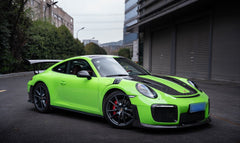 Porsche 991.1 Carrera Base/S/T/4/4S/Targa 4/ Targa 4S/GTS/Turbo/Turbo S/GT3/GT3RS 2012 2013 2014 2015 2016 &amp; 991.2 Carrera Base/S/T/4/4S/Targa 4/ Targa 4S/GTS/Turbo/Turbo S 2017 2018 2019 (designed to be installed on DuPont Tech GT2RS conversion front bumper ONLY) with Aftermarket Parts - GT2 Conversion Style Front Lip Dry Pre-preg Carbon Fiber from Dupont Tech