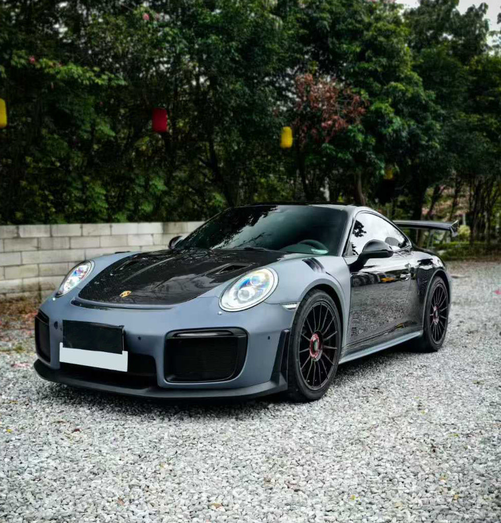 Porsche 911 991.1 Carrera Base/S/T/4/4S/Targa 4/Targa 4S/GTS/GT3/GT3RS/Turbo/Turbo S/GT3/GT3RS 2012 2013 2024 2015 2016 & 991.2 Carrera Base/S/T/4/4S/Targa 4/Targa 4S/GTS/GT3/GT3RS/Turbo/Turbo S 2017 2018 2019 with Aftermarket Parts – GT2RS Conversion Style Front Bumper & Trims PP Polypropylene / Dry Pre-preg Carbon Fiber from Dupont Tech