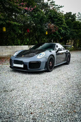 Porsche 911 991.1 Carrera Base/S/T 2012 2013 2014 2015 2016 & 991.2 Carrera Base/S/T 2017 2018 2019 with Aftermarket Parts – GT2RS Conversion Style Side Skirts PP Polypropylene