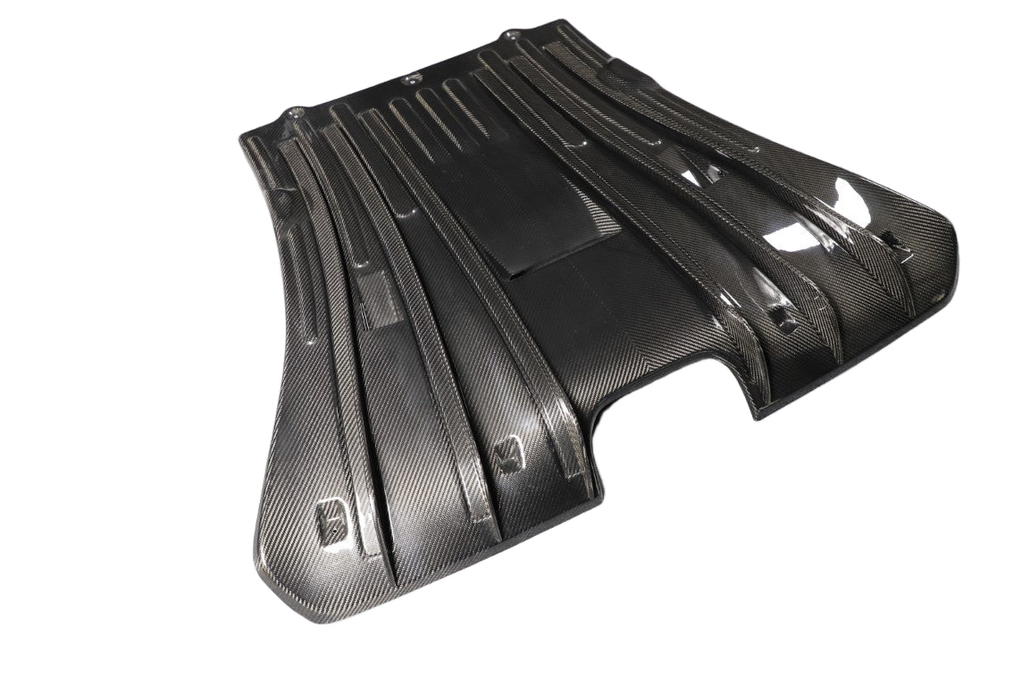 Porsche 911 992.1 Carerra Base/S/T/4/4S/Targa 4/Targa 4S/GTS 2020 2021 2022 2023 2024 & 911 992.2 Carerra Base/S/T/4/4S/Targa 4/Targa 4S/GTS 2025-ON & (designed to be installed on DuPont Tech GT3 conversion rear bumper ONLY) with Aftermarket Parts - GT3 Conversion Style Rear Diffuser Dry Pre-preg Carbon Fiber from Dupont Tech