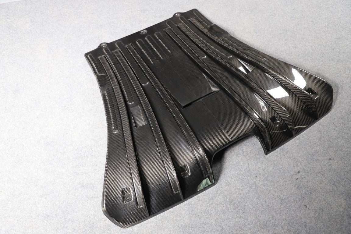 Porsche 911 992.1 Carerra Base/S/T/4/4S/Targa 4/Targa 4S/GTS 2020 2021 2022 2023 2024 & 911 992.2 Carerra Base/S/T/4/4S/Targa 4/Targa 4S/GTS 2025-ON & (designed to be installed on DuPont Tech GT3 conversion rear bumper ONLY) with Aftermarket Parts - GT3 Conversion Style Rear Diffuser Dry Pre-preg Carbon Fiber from Dupont Tech