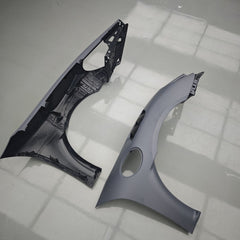 Porsche 718 982 Cayman &amp; Boxster (Base / T / S / GTS / GT4 / Spyder) 2017 2018 2019 2020 2021 2022 2023 2024 2025 with Aftermarket Parts - RS Style Front Fenders Partial Carbon Fiber / PP Polypropylene from&nbsp;Dupont Tech