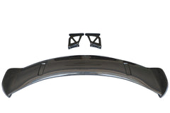 Porsche 981 Cayman (Base / S / GTS) 2012 2013 2014 2015 2016 & 718 982 Cayman (Base / T / S / GTS) 2017-ON with Aftermarket Parts - Rear Wing Dry Pre-preg Carbon Fiber from Dupont Tech