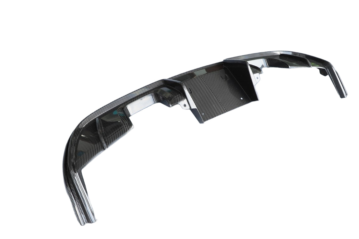 Porsche 718 982 981 Cayman & Boxster (Base / T / S / GTS / GT4 / Spyder) 2012-ON (This product can be installed on OEM 718 rear bumpers. For 981, DuPont Tech GT4/Spyder conversion rear bumper is required) with Aftermarket Parts - Rear Diffuser Dry Pre-preg Carbon Fiber from Dupont Tech