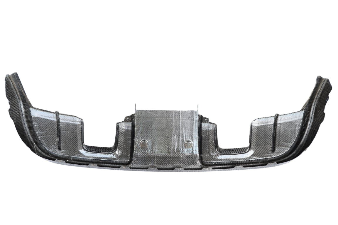 Porsche 718 982 981 Cayman & Boxster (Base / T / S / GTS / GT4 / Spyder) 2012-ON (This product can be installed on OEM 718 rear bumpers. For 981, DuPont Tech GT4/Spyder conversion rear bumper is required) with Aftermarket Parts - Rear Diffuser Dry Pre-preg Carbon Fiber from Dupont Tech