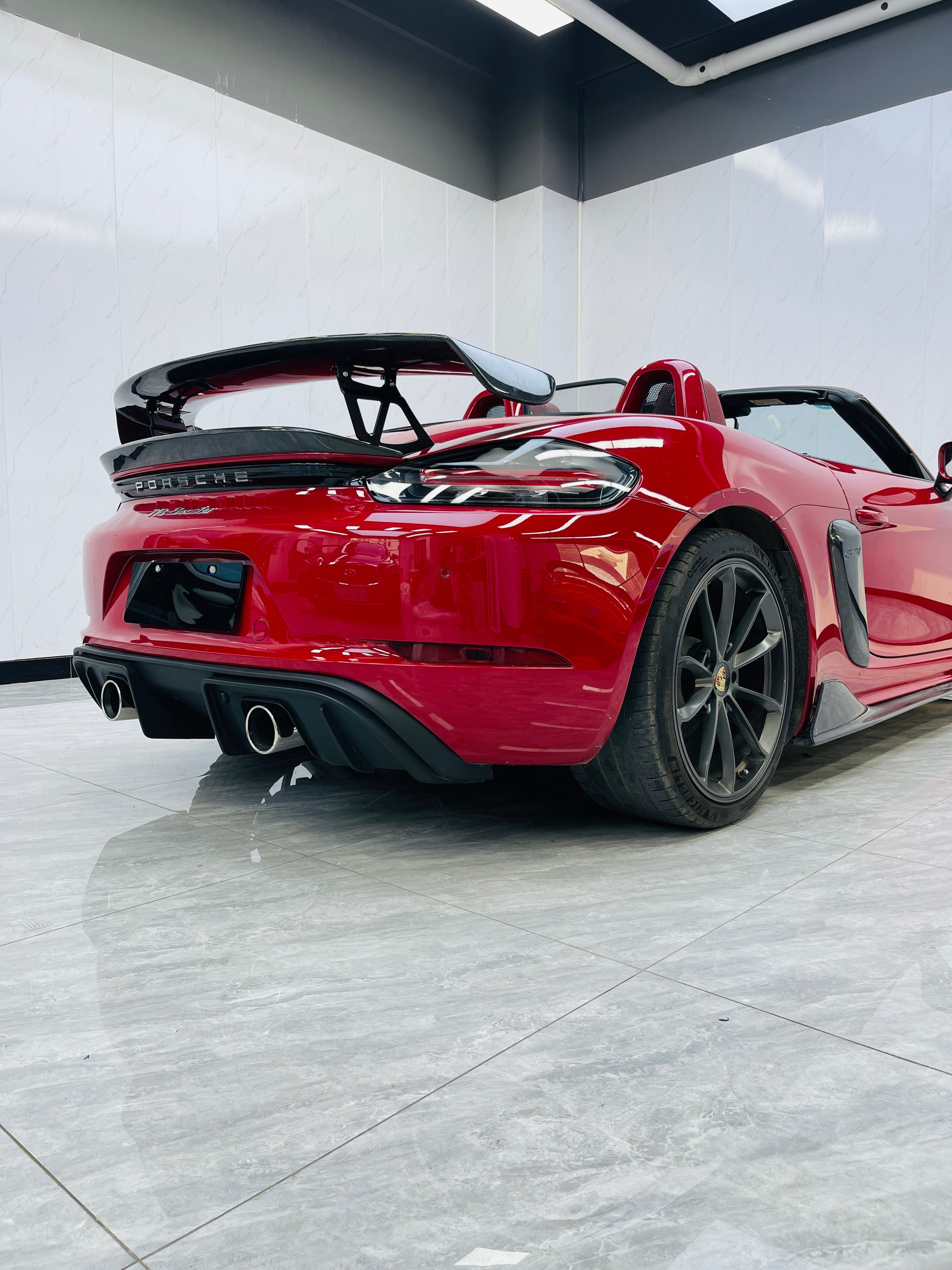 Sp 982 Rear Porsche 718 982 Boxster 2017-2025 Aftermarket Parts - Dupont Tech Rear ...