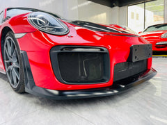 Porsche 911 991.1 Carrera Base/S/T/4/4S/Targa 4/Targa 4S/GTS/GT3/GT3RS/Turbo/Turbo S/GT3/GT3RS 2012 2013 2024 2015 2016 & 991.2 Carrera Base/S/T/4/4S/Targa 4/Targa 4S/GTS/GT3/GT3RS/Turbo/Turbo S 2017 2018 2019 with Aftermarket Parts – GT2RS Conversion Style Front Bumper & Trims PP Polypropylene / Dry Pre-preg Carbon Fiber from Dupont Tech