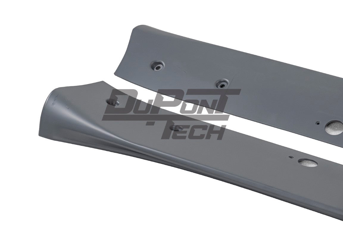 Porsche 911 991.1 Carrera Base/S/T 2012 2013 2014 2015 2016 & 991.2 Carrera Base/S/T 2017 2018 2019 with Aftermarket Parts – GT2RS Conversion Style Side Skirts PP Polypropylene