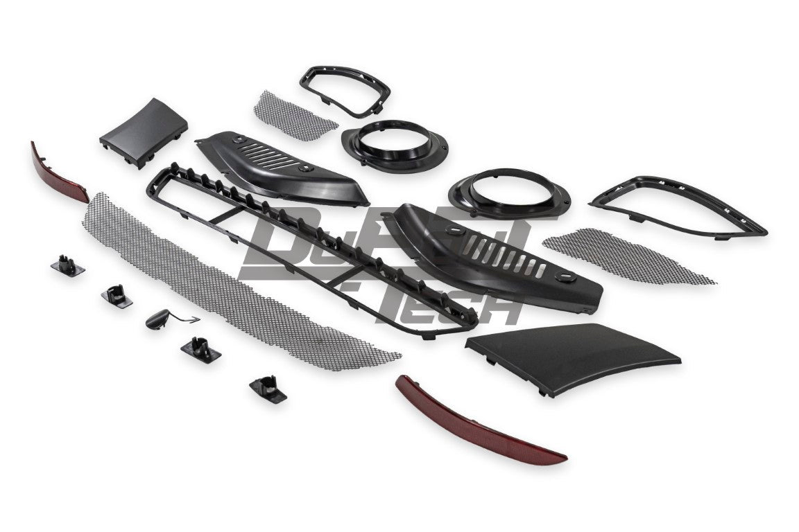 Porsche 911 991.1 991.1 Carrera Base/S/T 2012 2013 2014 2016 with Aftermarket Parts – GT2RS Conversion Style Rear Bumper & Trims PP Polypropylene / Dry Pre-preg Carbon Fiber from Dupont Tech