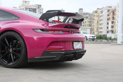 Dupont Tech GT3 Conversion Style Rear Bumper & Trims for Porsche 911 992.1 992.2 Carerra S Targa 4 4S S GTS GT3 2020-ON PP Polypropylene/Carbon Fiber