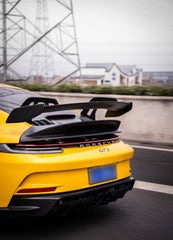 Dupont Tech GT3 Conversion Style Rear Bumper & Trims for Porsche 911 992.1 992.2 Carerra S Targa 4 4S S GTS GT3 2020-ON PP Polypropylene/Carbon Fiber