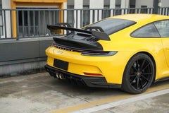 Dupont Tech GT3 Conversion Style Rear Bumper & Trims for Porsche 911 992.1 992.2 Carerra S Targa 4 4S S GTS GT3 2020-ON PP Polypropylene/Carbon Fiber