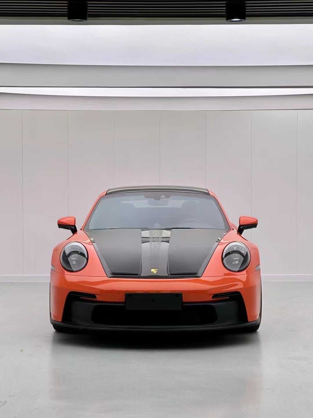 Porsche 911 992.1 Carerra Base/S/T/4/4S/Targa 4/Targa 4S/GTS/GT3/Turbo/Turbo S/ST 2020 2021 2022 2023 2024 & 911 992.2 Carerra Base/S/T/4/4S/Targa 4/Targa 4S/GTS/GT3/Turbo/Turbo S 2025-ON with Aftermarket Parts – GT2RS Conversion Style Front Bumper & Trims PP Polypropylene / Dry Pre-preg Carbon Fiber from Dupont Tech